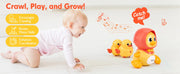 Baby Crawling Toys Infant Moving Walking Dancing Toys with Light Toddler Interactive Development Tummy Time Birthday Gifts
