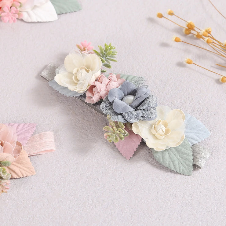 Baby Headbands for Toddlers Infant Beautiful Artificial Flowers Hair Bands for Baby Girls Sweet Cute Head Bands Hair Accessories