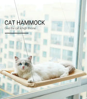 Foldable Cat Window Perch Bed Hammock Cat Window Wall Perch Hammock Seat with 4 Strong Suction Cups