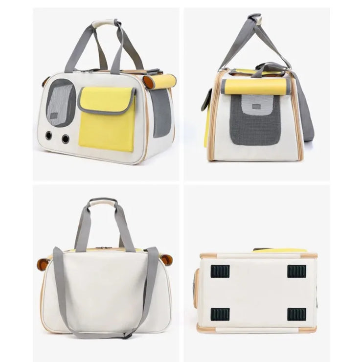 Portable Pet Dog Carrier Bag Portable Foldable Shoulder Bag Outdoor Handbag Transport Bag for Small Dogs Cats Pet Supplies