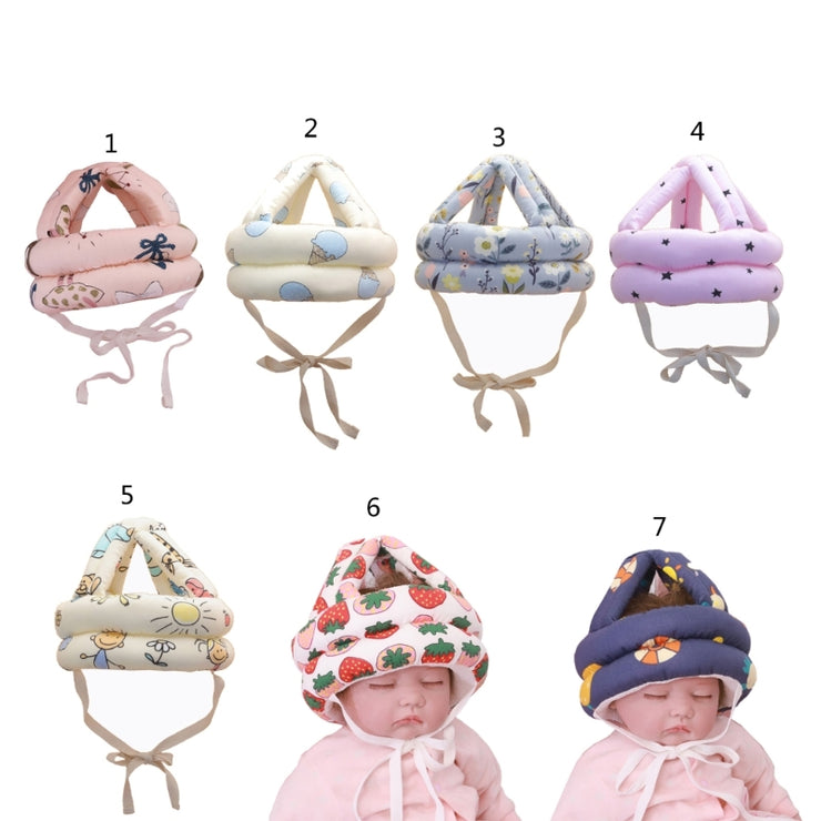 Head Protective Hat for Baby Girls Boys Learn to Walk Adjustable Size Headguard Anti-Fall Helmet Baby Head Protectors