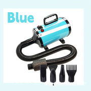 Dog Hair Dryer Pet Grooming Dryer 2-in-1 Smart Silent Dog Hair Dryer with High Power Negative Ions Sorting and Rinse Dogs