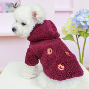 Winter Dog Cat Coat Warm Fleece Pet Clothes Hooded Coat Down Jacket Puppy Pet Clothing for Dogs Chihuahua Yorkie Pug Outfits