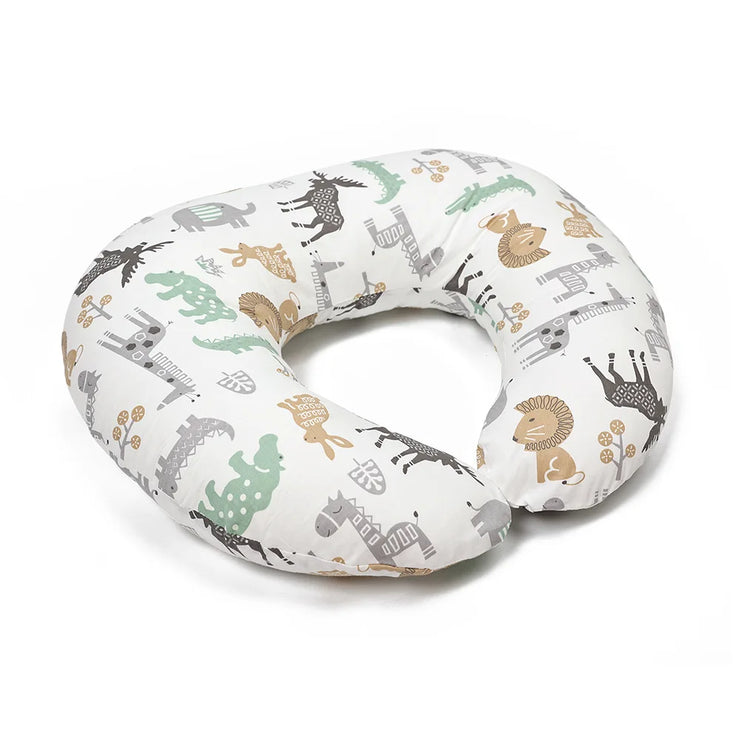 Newborn Breastfeeding Pillow Printed Cotton Comfortable U-Shaped Waist Supports Cushion Propping Baby and Pregnancy Pillows