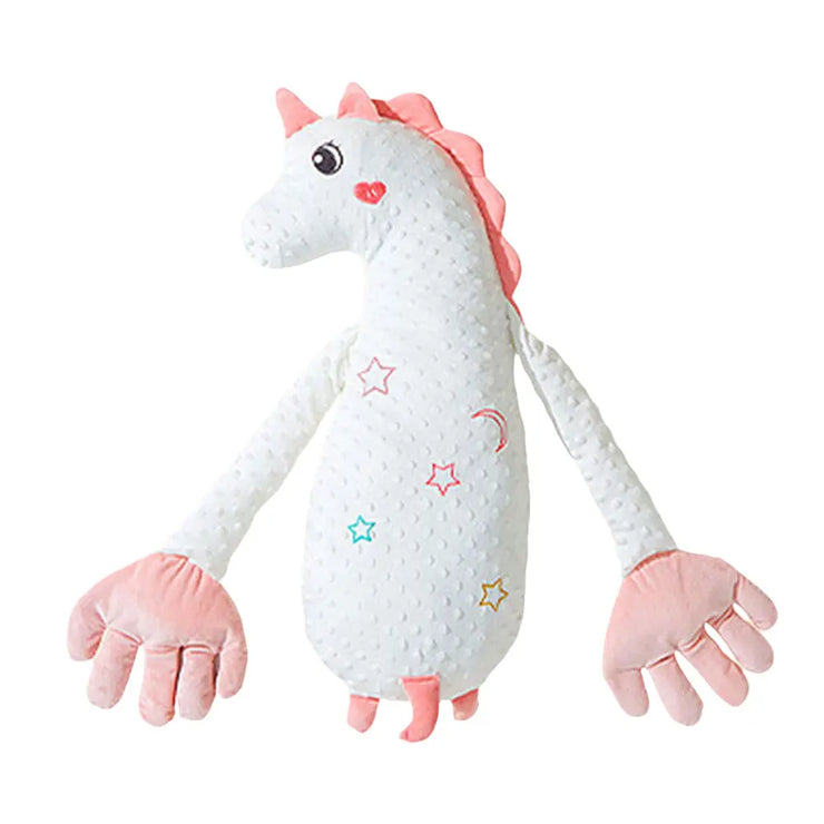 Baby Sleeping Patting Doll Pillow Soothing Electric Palm Baby Pillows Newborn Protector Sleep Nursing Pillow Animals Calming Toy