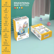 Baby Music Toys, Cute Comfort Bottle Laugh & Learn Baby Sensory Toy with Light & Music for Ages 18+ Months Infant Birthday Gift