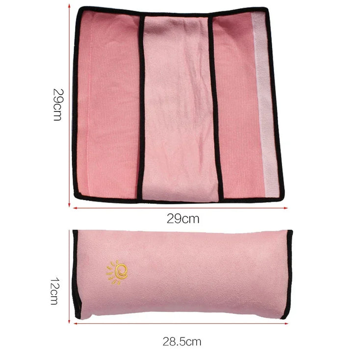Baby Pillow Kid Car Pillows Auto Safety Seat Belt Shoulder Cushion Pad Harness Protection Support Pillow For Kids Toddler