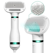 Pet Hair Dryer for Dogs Portable 2-in-1 Dog Desmotor Blower Dog with Blower Thermostat for Puppy Cleaning Dog Grooming Pet Dries