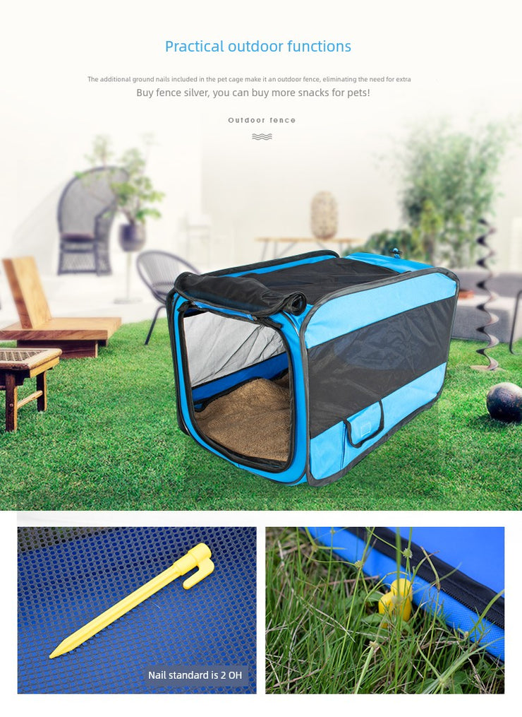 Pet Car Handy Gadget Dog Car Safety Seat Car Kennel Cage Cat Car Rear Seat Car Pet Mat