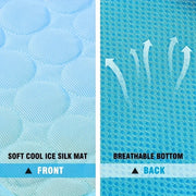 Summer Pet Ice Mat Cat Cooling Ice Mat Dog Pad Breathable Cat Cool Mat Portable & Washable Pet Cooling Blanket For Kennel/Sofa/B
