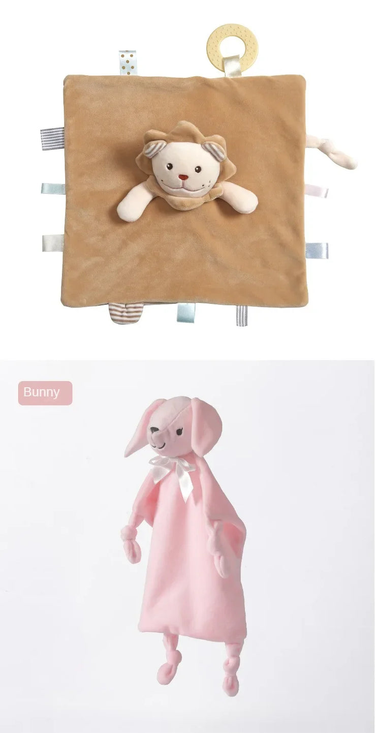 New Baby Toys 0-1 Year Old 2-year-old Hand Puppet Newborn Comfort Cloth Baby Comfort Doll Plush Toy Children's Hand Puppet Plush