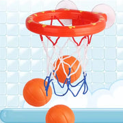 Baby Bath Toy Toddler Boy Water Toys Bathroom Bathtub Shooting Basketball Hoop with 3 Balls Kids Outdoor Play Set Cute Whale