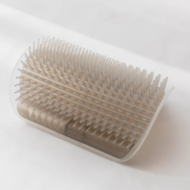 Cat Self Groomer With Catnip Soft Cats Wall Corner Massage Cat Comb Brush Rubs The Face With A Tickling Comb Pet Grooming Supply