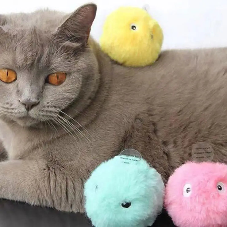Cat Toys Smart Interactive Ball Catnip Cat Training Toy Pet Playing Ball for Cats Kitten Kitty Pet Squeaky Toy Supplies Products