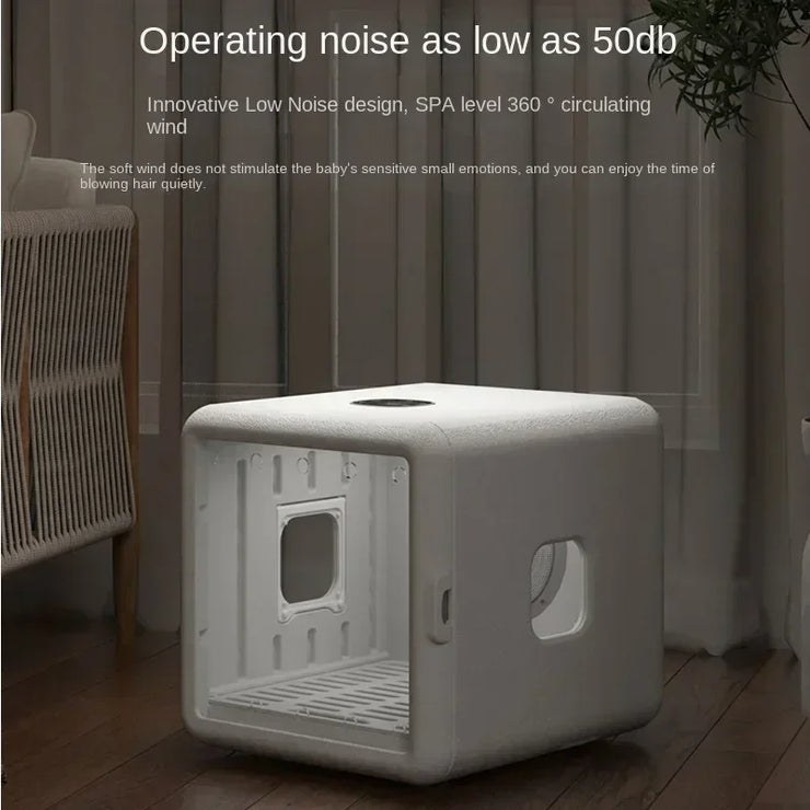 Smart Pet Drying Box, Automatic Temperature Control Dryer, Water Sterilization, Anti Cold, Beauty Equipment, Cats and Dogs