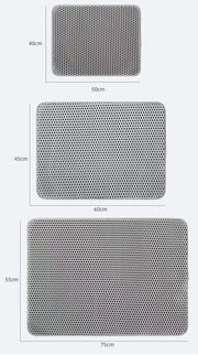EVA Double Layer Cat Litter Pad Waterproof Non-slip Sand Basin Filter Kitten Dog Washable Easy Cleaning Pet Accessories
