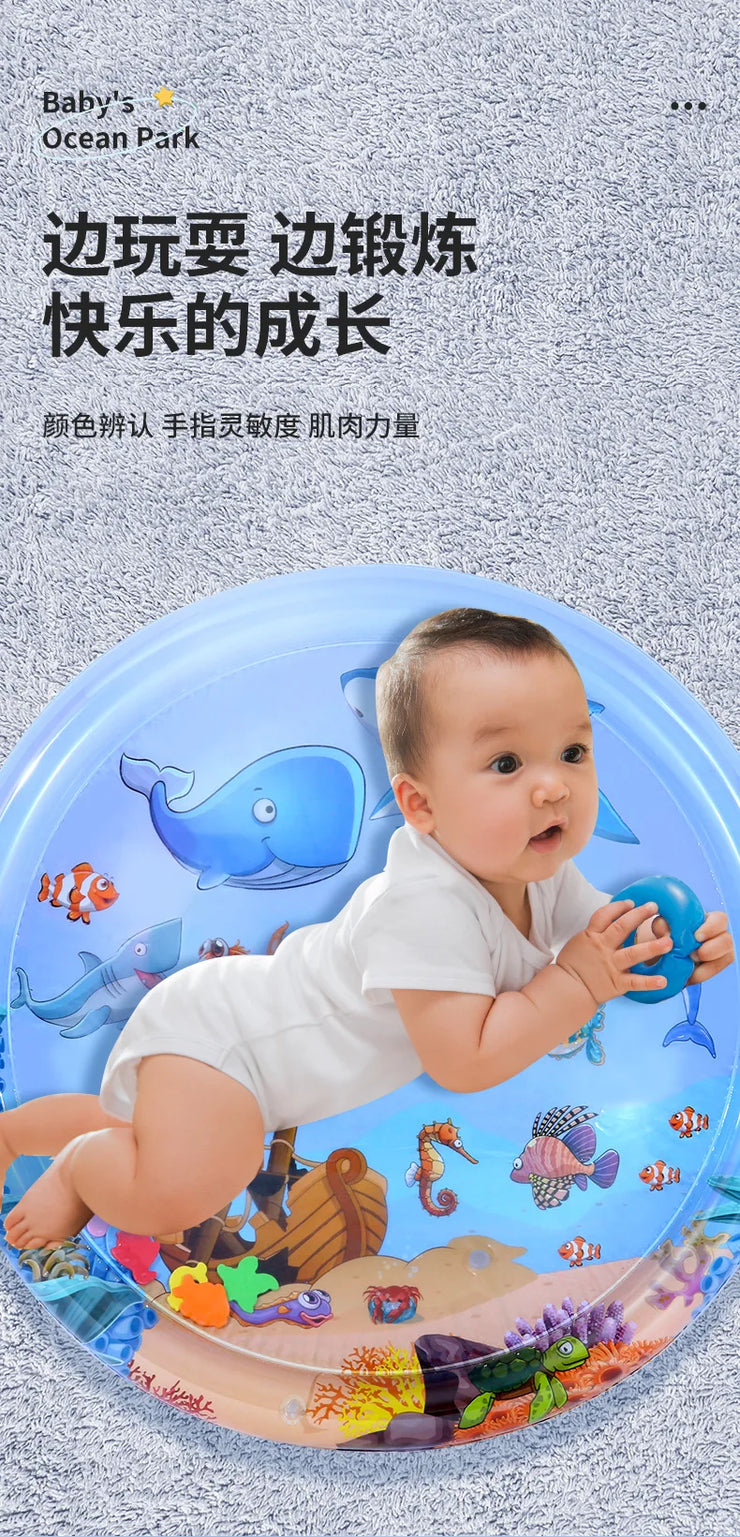 Pet Water Filled Ice Mat Summer Cat and Dog Nest Climbing Mats Water Bed Scratch Resistant Large Thickened Tapping Water Mat Toy