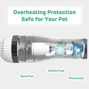 Pet Hair Dryer for Dogs Portable 2-in-1 Dog Desmotor Blower Dog with Blower Thermostat for Puppy Cleaning Dog Grooming Pet Dries