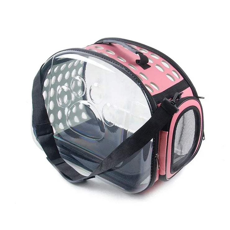 Pet Shoulder Crossbody Bag  Breathable and Portable Pet Outing Cat Backpack Outdoor Travel Handbag, Small Dog Folding Bag