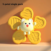 Baby Bath Toys Funny Bathing Sucker Spinner Suction Cup Cartoon Rattles Fidget Educational ToysChristmas Birthday Gifts for Kids