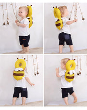 Head Back Protector Baby Protect Pillow Learn Walk Headgear Prevent Injured Safety Pad  prevention Fall Cartoon Bee Kids Pillows