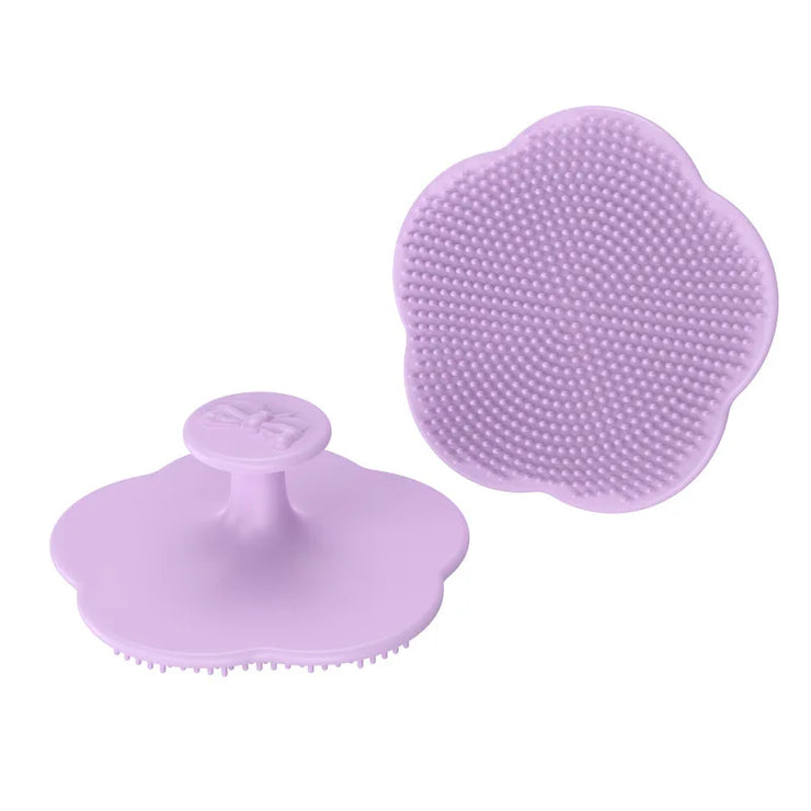 Baby Hair Brush Cute Infant Fetal Head Fat Cleaning Silicone Brush Newborn Soft Hair Comb Head Massager for Baby Care Accessorie