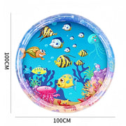 Pet Water Filled Ice Mat Summer Cat and Dog Nest Climbing Mats Water Bed Scratch Resistant Large Thickened Tapping Water Mat Toy