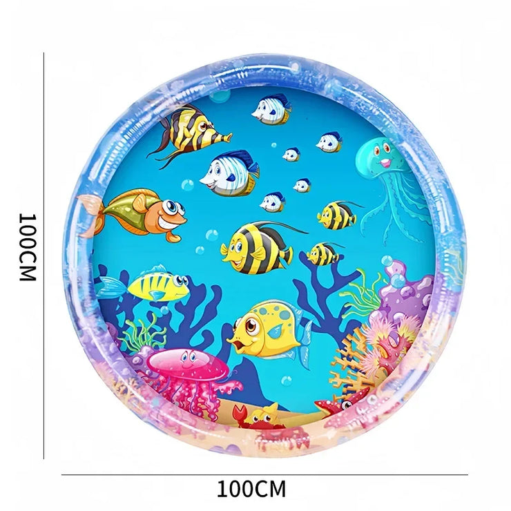 Pet Water Filled Ice Mat Summer Cat and Dog Nest Climbing Mats Water Bed Scratch Resistant Large Thickened Tapping Water Mat Toy