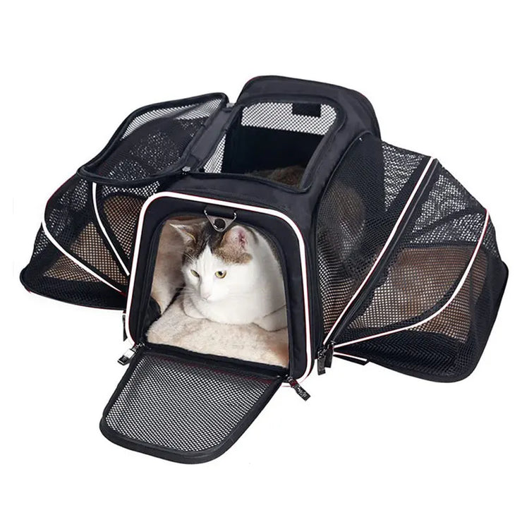 Pet Carriers Backpack Portable Breathable Foldable Shoulder Bag Cat Dog Carrier Bags Outgoing Travel Pets Handbag Transport Bag