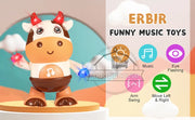 Baby Cow Musical Toys Dancing Walking Baby Cow Toy with Music and LED Lights Dancing Toys Baby Toys 6 to 12 Months 18 Month Toys
