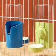 Water Dispenser Pet Automatic Pet Feeder Hanging Bowl Water Bottle Food Container Dispenser for Puppy Cats Rabbit Guinea Pig