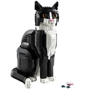 1710Pcs Tuxedo Cat Building Blocks Bricks Creative Cartoon Animal Assembly Toy Diy Educational Puzzle Christmas Gifts