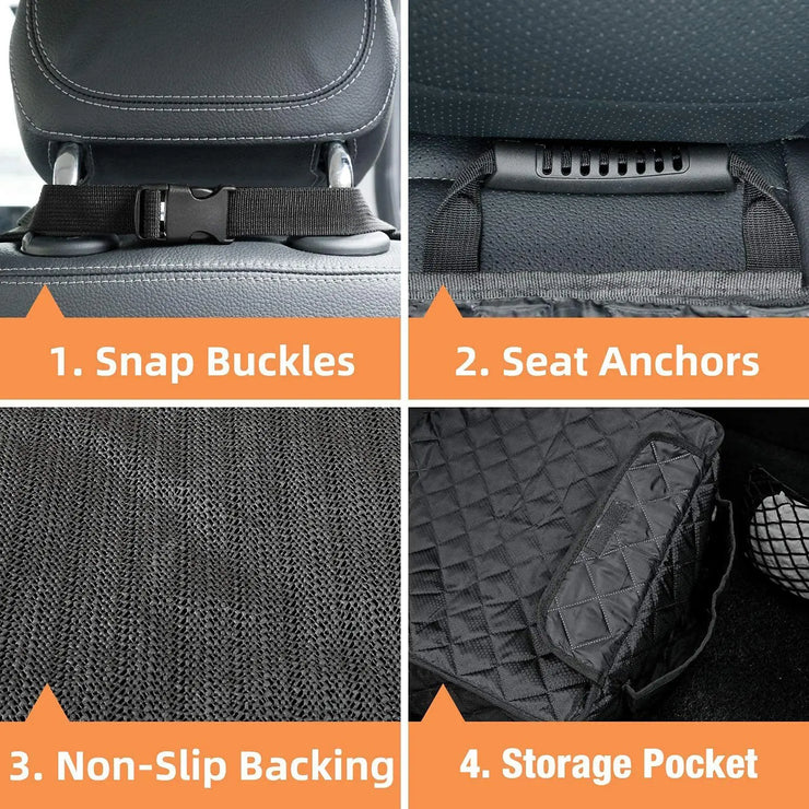 Pet Car Basket Co-pilot Cat Safety Seat Litter Pet Dog Waterproof Dirt-proof and Bite-proof Car Cushion Car Seat Artifact