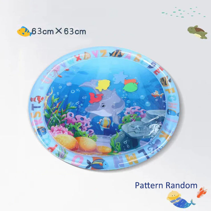 Water Sensory Play Mat Thickened Inflatable Water Mat For Cat And Dog Pet Playmat With Fish Sea Ocean Sensory Toy Water Cooling