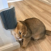 Cats Groomer Self Brush Pet Massage Self Comb Removable Cat Wall Corner Scratching Rubbing Brush Pet Grooming Cleaning Supplies