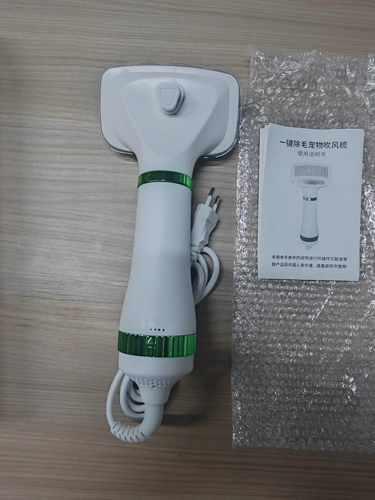 Pet Hair Dryer for Dogs Portable 2-in-1 Dog Desmotor Blower Dog with Blower Thermostat for Puppy Cleaning Dog Grooming Pet Dries