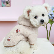 Winter Dog Cat Coat Warm Fleece Pet Clothes Hooded Coat Down Jacket Puppy Pet Clothing for Dogs Chihuahua Yorkie Pug Outfits