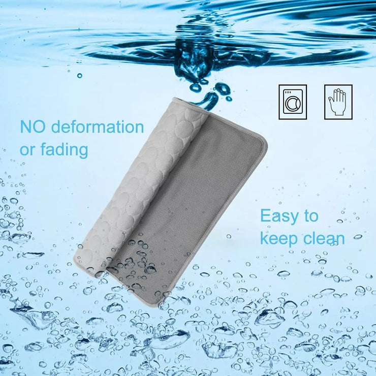 Pet Ice Silk Mat Dog Mat Summer Cool Mat Cooling Breathable Cat Cool Mat Cooling Supplies Dog Pet Mat For Cat Washable