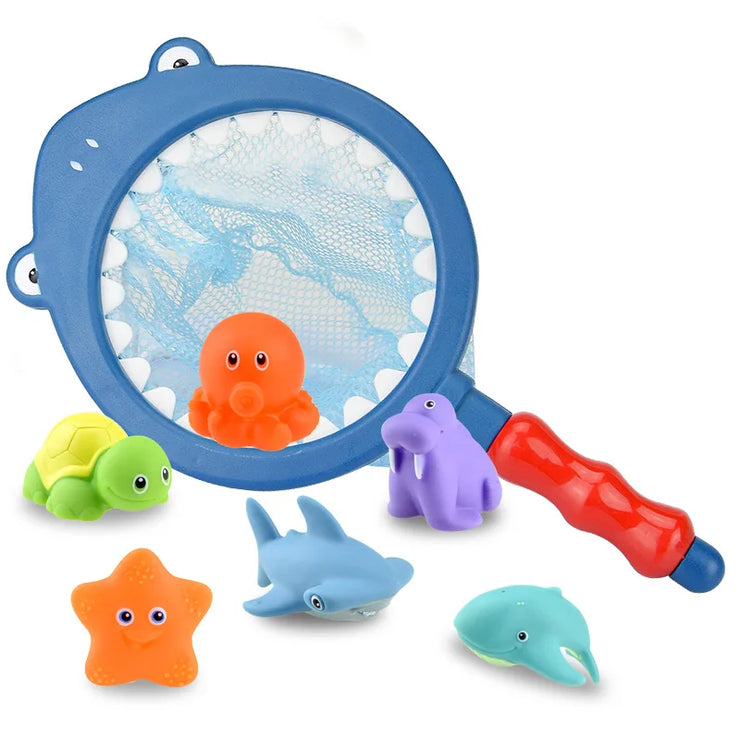 Baby Bath Toys Bathtub Colorful Toys Waterproof Bath Toys for Toddler Infant Boys Girls 0~3years Gift