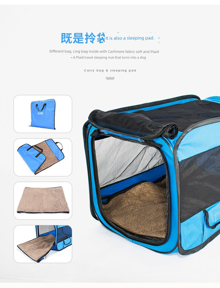 Pet Car Handy Gadget Dog Car Safety Seat Car Kennel Cage Cat Car Rear Seat Car Pet Mat
