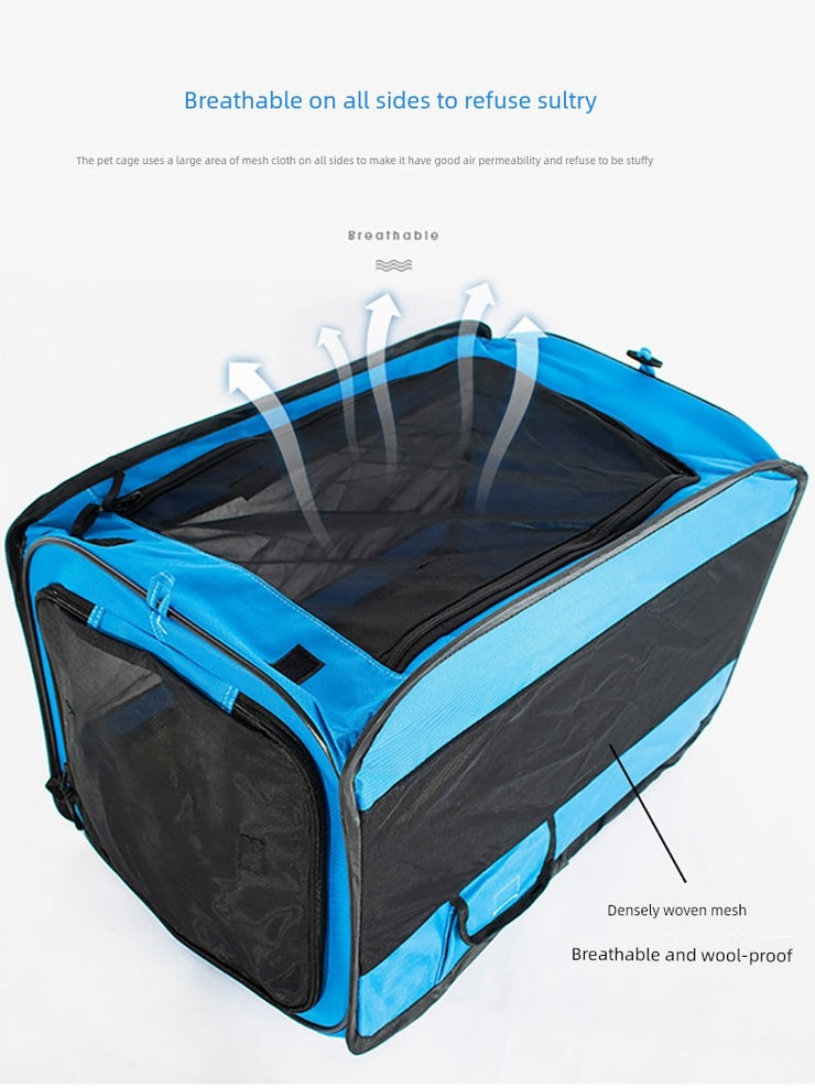 Pet Car Handy Gadget Dog Car Safety Seat Car Kennel Cage Cat Car Rear Seat Car Pet Mat