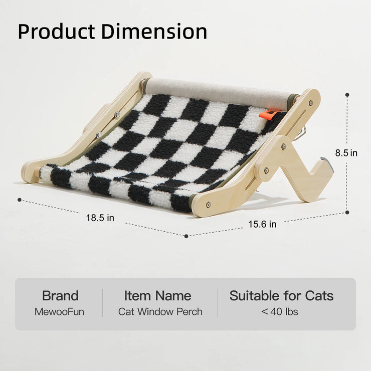 Cat House Window Perch Winter Mat Easy Washable Fabric Hammock Hanging Bed for Pet Seat Nest Bearing Cushion Shelf Sleep Seat