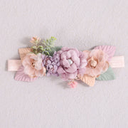 Baby Headbands for Toddlers Infant Beautiful Artificial Flowers Hair Bands for Baby Girls Sweet Cute Head Bands Hair Accessories