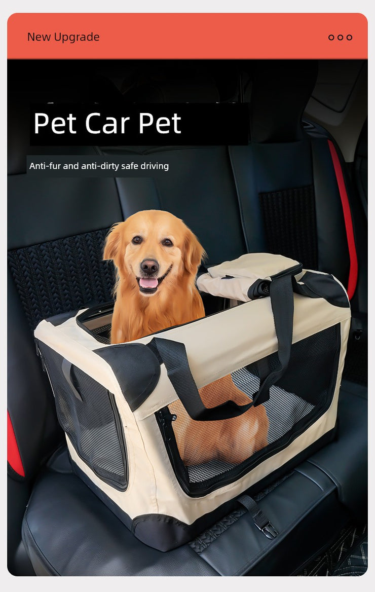 Pet Pad Portable Rear Seat Large Dog Dog Cage