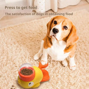 Dog Puzzle Feeder Interactive Pet Food Treat Dispenser Cartoon Duck Design Pet Snack Feeder for Dog Training Mental Enrichment
