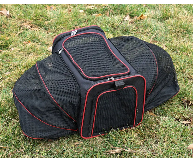 Pet Carriers Backpack Portable Breathable Foldable Shoulder Bag Cat Dog Carrier Bags Outgoing Travel Pets Handbag Transport Bag