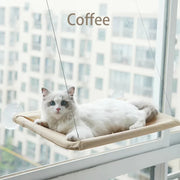 Soft cat window hammock Comfortable perch for cat naps Firmly mounted, Load-bearing, perfect for saving space