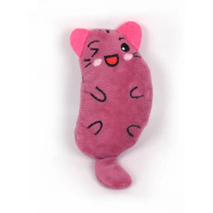 Catnip Mouse Toys Funny Interactive Plush Cat Toy for Cute Cats Teeth Grinding Catnip Toys for Kitten Chew Toys Pets Accessories