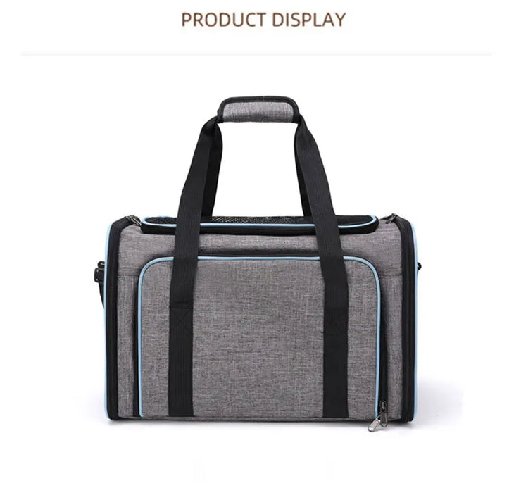 Pet Carriers Backpack Portable Breathable Foldable Shoulder Bag Cat Dog Carrier Bags Outgoing Travel Pets Handbag Transport Bag