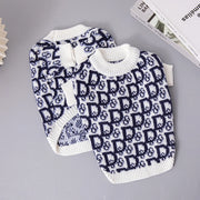 Designer Dog Clothes Fashion Luxury Pet Sweater French Bulldog High Elastic Autumn and Winter Warm Cat and Dogs Clothing